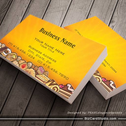 morning pastries ~ bc business cards