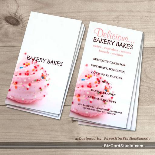 Business Card | Bakery |bluepink