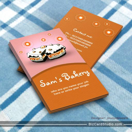 cake business card