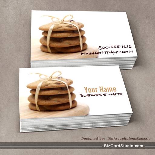 Chocolate Chip Cookies Business Cards