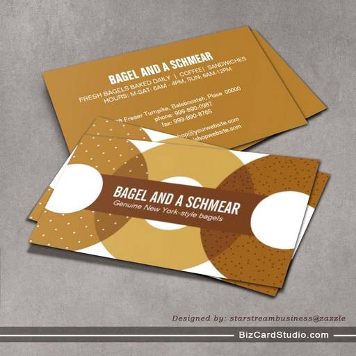 Big Bagels Business Card