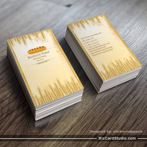 Bakery Shop Business Cards